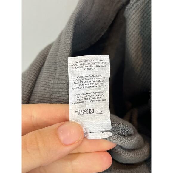 ONIA Size 2XL XXL Waffle Knit Cotton Blend Jogger Lounge Pants Drawstring Gray - Picture 10 of 10